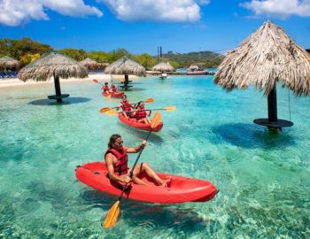 Kayaking in the Caribbean Sea Antionio Busiello GettyImages-1167011568 rfc
